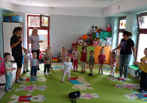 "Niedźwiadki" podczas wspólnych zajęć.