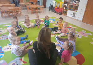 Rytmika w grupie "Niedźwiadek".