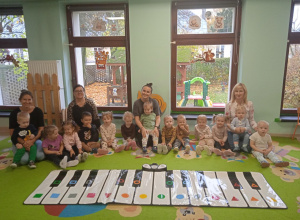 Zajęcia umuzykalniające w grupie "Niedźwiadek"