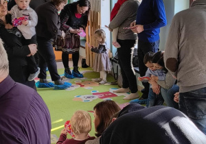 Uroczystość z okazji Dnia Babci i Dziadka w grupie Niedźwiadek.