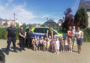 Spotkanie z funkcjonariuszami policji w Klubie Dziecięcym "Niedźwiadek".