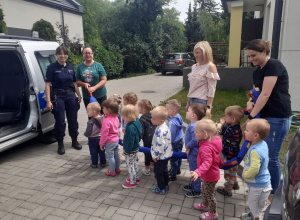 Spotkanie z Funkcjonariuszami Policji - "Bezpieczne wakacje".