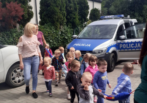 "Niedźwiadki" na spotkaniu z Funkcjonariuszami Policji.